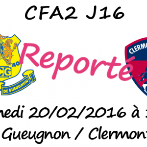 Gueugnon Clermont reporte