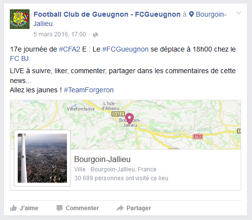 fcg fcgueugnon gueugnon fcbj bourgoin jallieu live