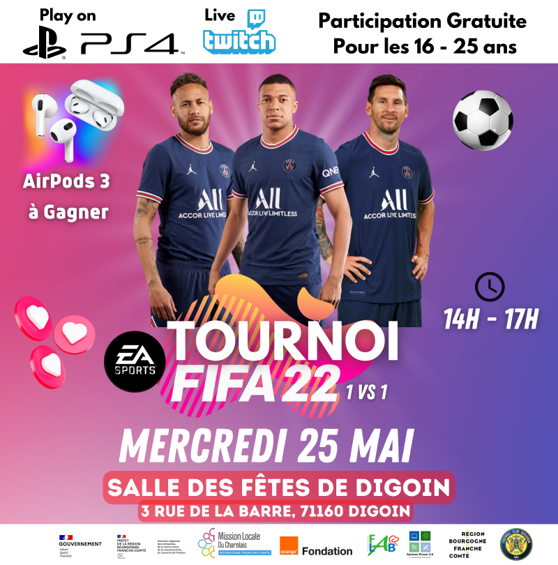 [eSport] Nouveau tournoi FIFA22 de la Mission Locale du Charolais